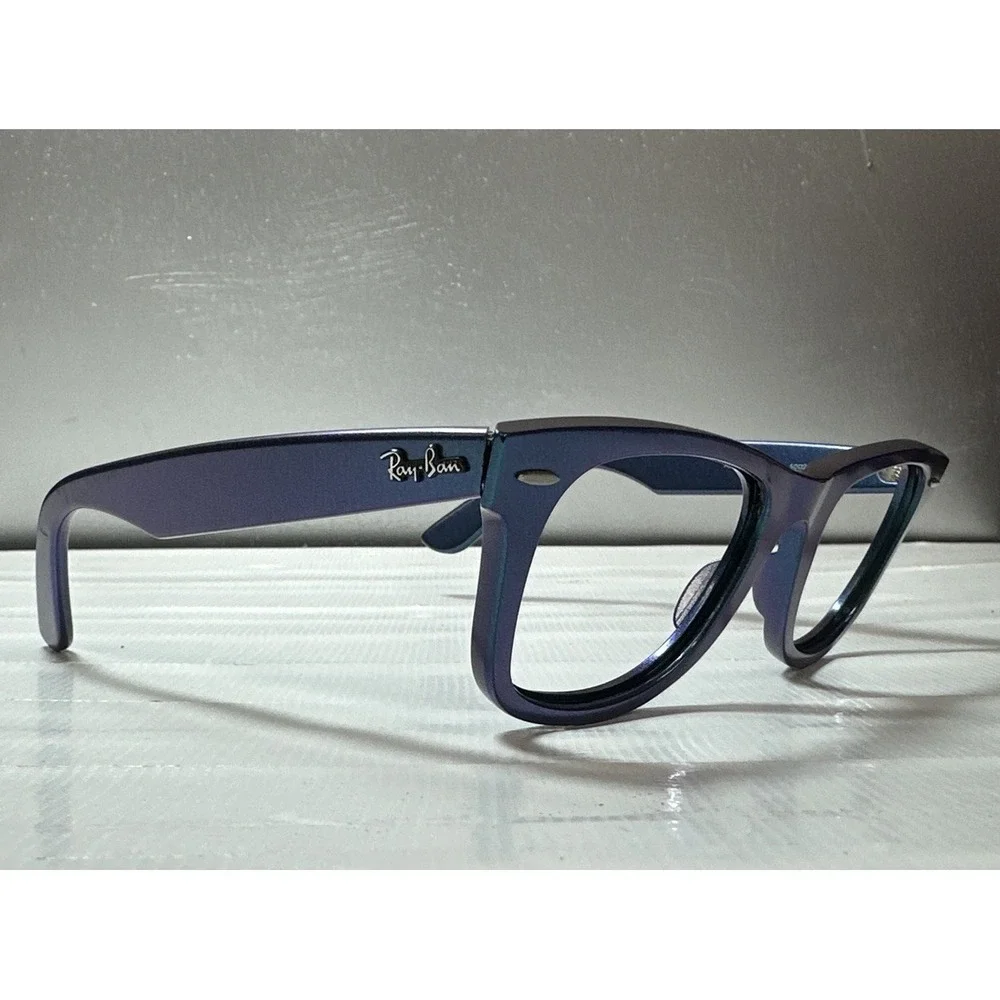Ray-Ban Sunglasses (Frame Only) RB 2140  Wayfarer Blue 50 mm Handmade